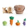 Dog Squeaky Toy Nocciola Soft Plush Pack 15-4