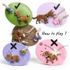 WONPET Squeaky Latex Dog Toy 4 Pack Soft Egg Balls-4