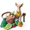 Dog Squeaky Toy Nocciola Soft Plush Pack 15-7