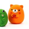 WONPET Squeaky Latex Dog Toy 4 Pack Soft Egg Balls-2