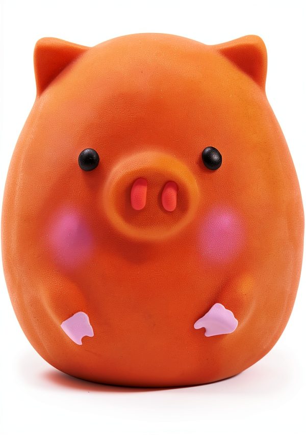 WONPET Squeaky Latex Dog Toy 4 Pack Soft Egg Balls-8