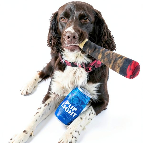 Dog Squeak Toy Nestpark 5.5in Plush Fun Toy-2