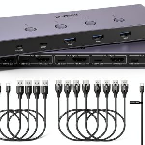 Ugreen KVM Switch 4 Computers HDMI USB 3.0-0