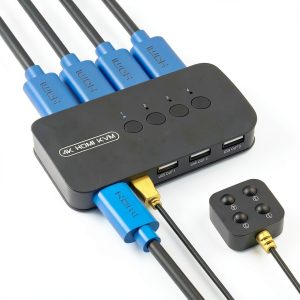 DGODRT 4 Port HDMI USB KVM Switch-0