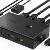UGREEN HDMI 2-Port KVM Switch 4K@60Hz with 4 USB Ports for Dual PC-0