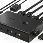 UGREEN HDMI 2-Port KVM Switch 4K@60Hz with 4 USB Ports for Dual PC-0