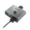 USB 3.0 Switch iDsonix U3S02 Aluminum KVM Switch with 3 Ports-6