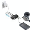 UGREEN USB 4-Port Switch Box 2-In-4-Out 5V Gold Contact Plug-In Black-3