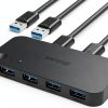 USB 3.0 KVM Switch BENFEI 2 in 4 USB Switch Model 000354 Black-0