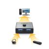 USB 3.0 Switch iDsonix U3S02 Aluminum KVM Switch with 3 Ports-3