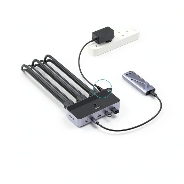 HDMI KVM Switch 2 Computers 2 Monitors UGREEN Dual HDMI 4K@60Hz-6