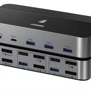 DisplayPort KVM Switch 2-Computer 2-Monitor UGREEN 55851 Multi-0