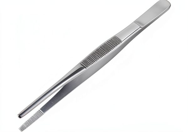 Stainless Steel Dressing Forceps MABIS 5.5 Inch Thumb for Medical-0