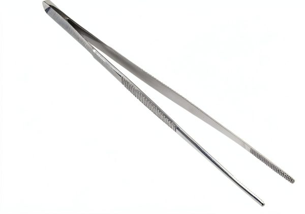 Stainless Steel Dressing Forceps MABIS 5.5 Inch Thumb for Medical-1