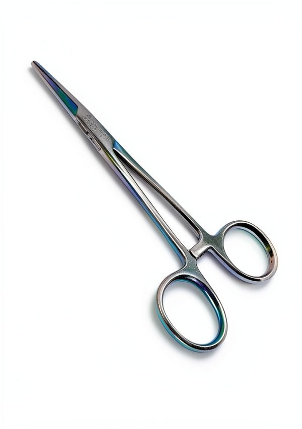 Kelly Hemostat Forceps 5.5" Multi‑Color Titanium Coating by Artzone-0