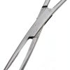 SURGICAL ONLINE Set of 2 Premium Quality 10" Long Rochester Pean Hemostat Full Mouth Serration Forceps Straight & Curved Clamps Three Locking Positions - SurgicalOnline-4