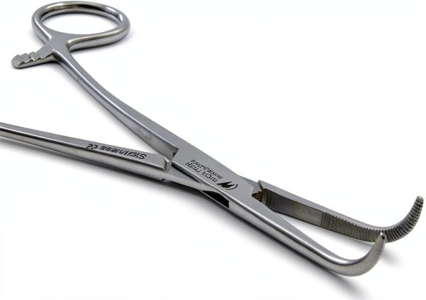 Stainless Steel Right Angle Mixter Hemostat Forceps 6" Fine Point HTI-2