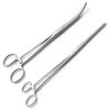 SURGICAL ONLINE Set of 2 Premium Quality 10" Long Rochester Pean Hemostat Full Mouth Serration Forceps Straight & Curved Clamps Three Locking Positions - SurgicalOnline-5