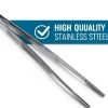 Stainless Steel Dressing Forceps MABIS 5.5 Inch Thumb for Medical-3