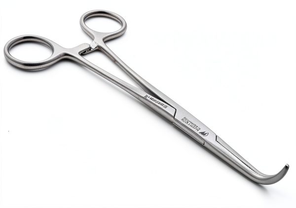 Stainless Steel Right Angle Mixter Hemostat Forceps 6" Fine Point HTI-4