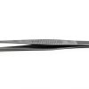 Iris Eye Dressing Forceps 4.5" Curved Serrated - A2ZSCILAB Stainless-4