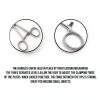 SURGICAL ONLINE Set of 2 Premium Quality 10" Long Rochester Pean Hemostat Full Mouth Serration Forceps Straight & Curved Clamps Three Locking Positions - SurgicalOnline-1