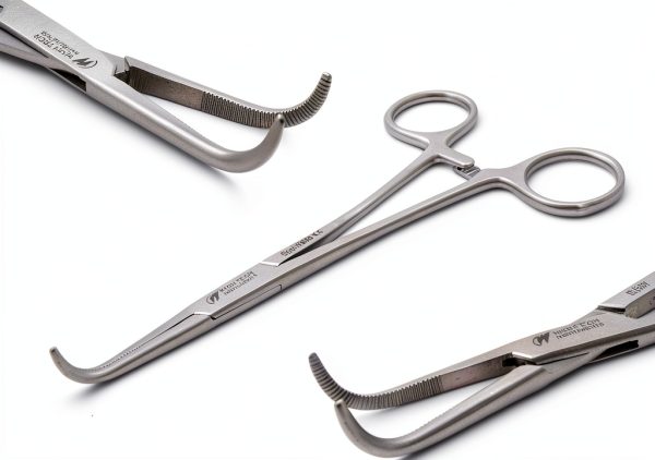 Stainless Steel Right Angle Mixter Hemostat Forceps 6" Fine Point HTI-0